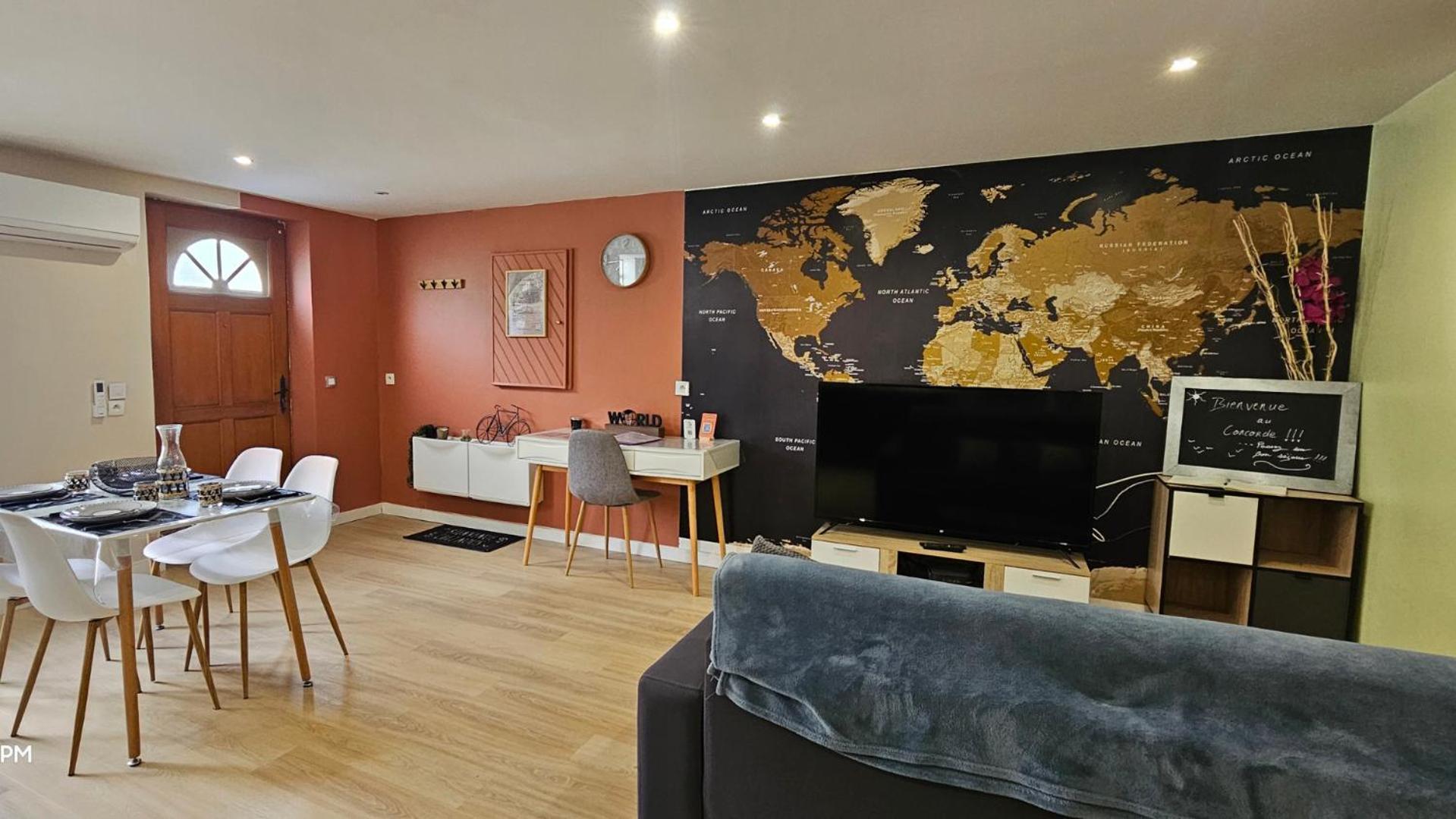 Le Concorde-Wifi-Clim-Parking-3Etoiles-Ockeys Bram Exterior foto